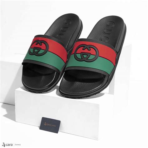 gucci slodes men|men gucci interlocking slides.